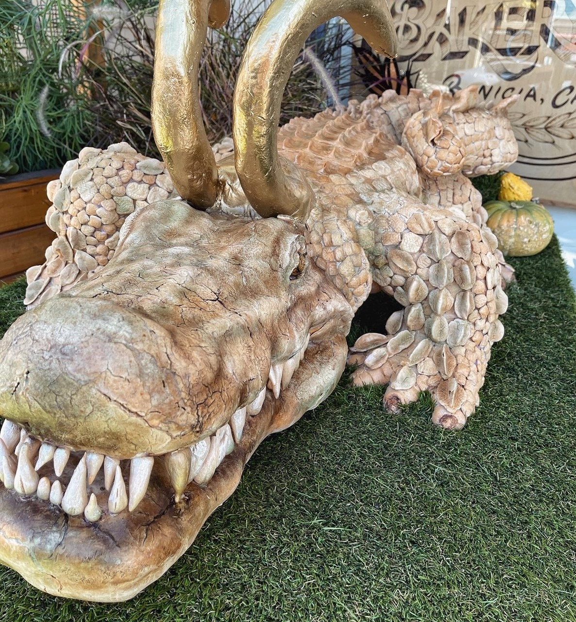 Bakers craft life-sized Alligator Loki made entirely out of bread - Talker