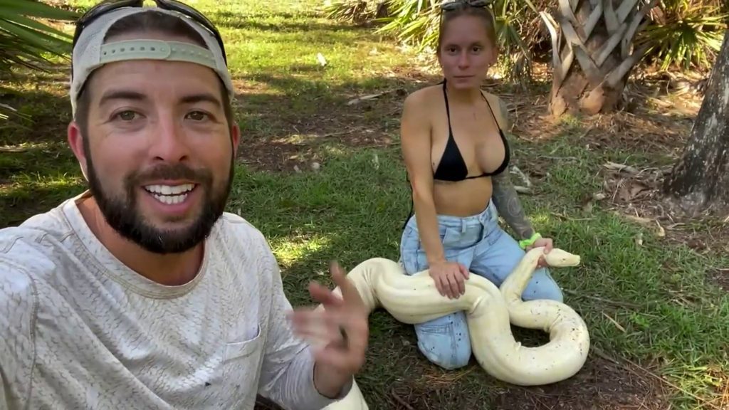 Enormous Albino Boa Constrictor Caught in Florida Backyard: 'This